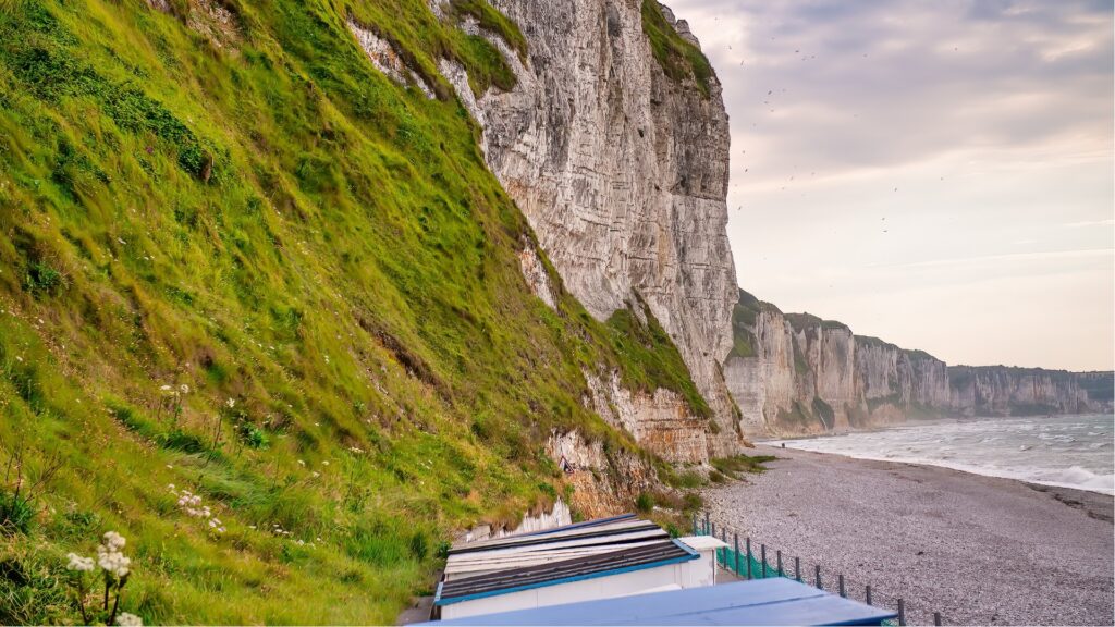 beautiful coastline of fecamp normandy picture id1371915062